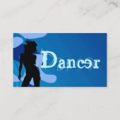 Dancerプロファイルカード – カスタマイズ可能 名刺 (裏面)