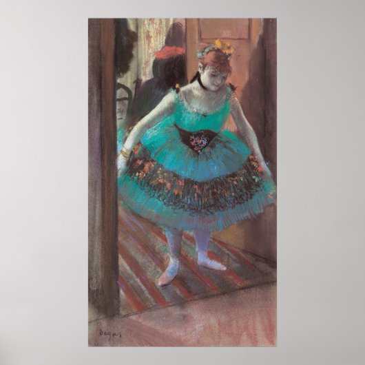 Dancer'離れs Dressing Room by Edgar Degas ポスター (正面)