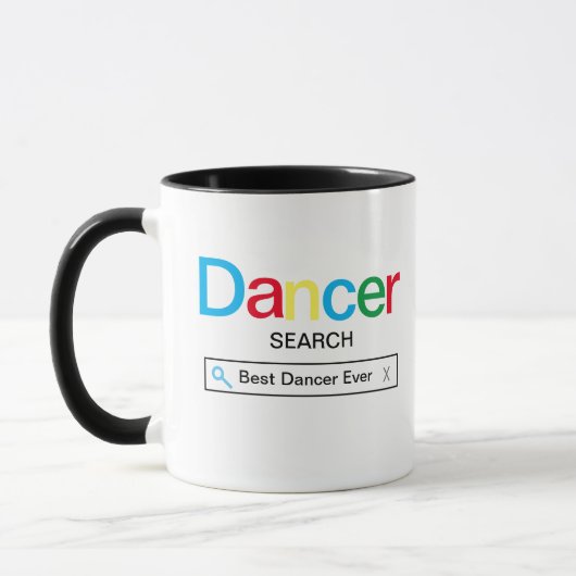 Dancer 最高の Ever Searchエンジンの結果 マグカップ (左)