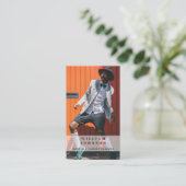 Dancer Actor Photo Social Media QRコード 名刺 (スタンド正面)