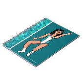 Dancer Aqua Spark Notebook #2 ノートブック (左側)