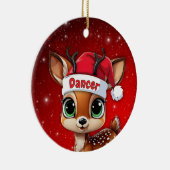 Dancer Baby Deer, Fawn, Doe, Reindeer🦌 🎄 セラミックオーナメント (右)