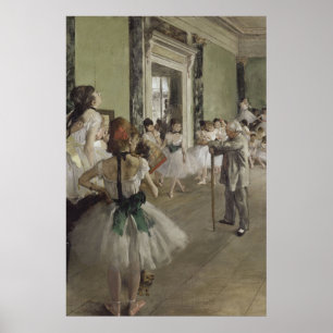 Dancer / Ballet School - Degas Painting ポスター