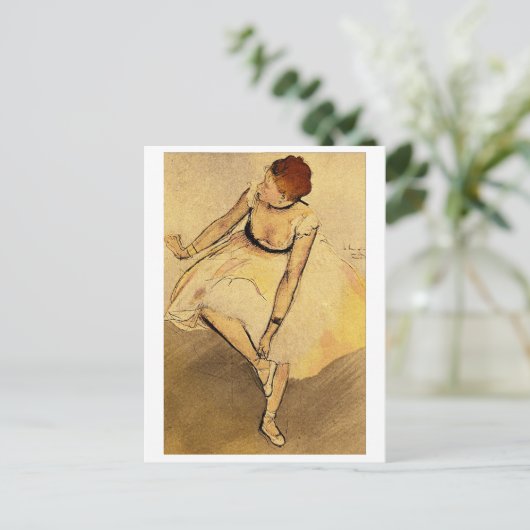 Dancer by Edgar Degas ポストカード (スタンド正面)