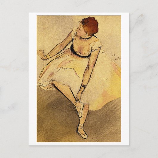 Dancer by Edgar Degas ポストカード (正面)