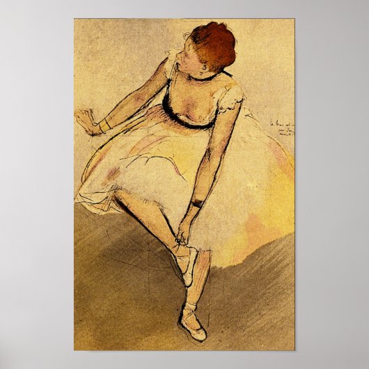 Dancer by Edgar Degas Poster ポスター (正面)