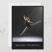 Dancer Choreographer Comp Card 5 Photo Headshot 招待状 (正面)