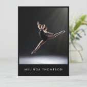 Dancer Choreographer Comp Card 5 Photo QR Code 招待状 (スタンド正面)