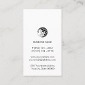 Dancer Dance Teacher Business Card 名刺 (裏面)