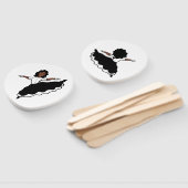 Dancer Fans BW #1 ハンドファン (組立なし)