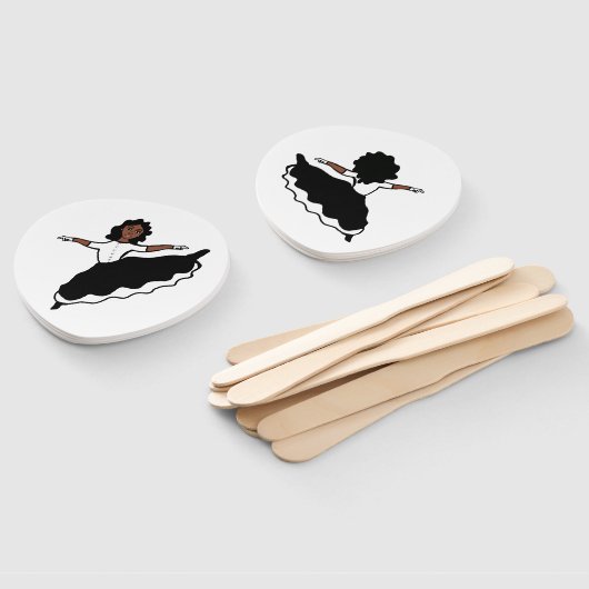 Dancer Fans BW #1 ハンドファン (組立なし)