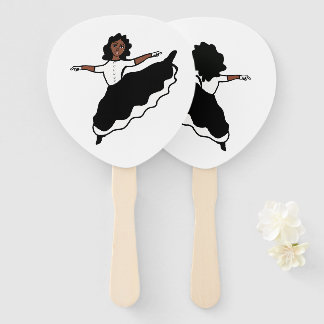 Dancer Fans BW #1 ハンドファン