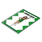 Dancer Green Fringeノートブック# 2 ノートブック (左側)