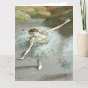 Dancer in Green by Edgar Degas カード