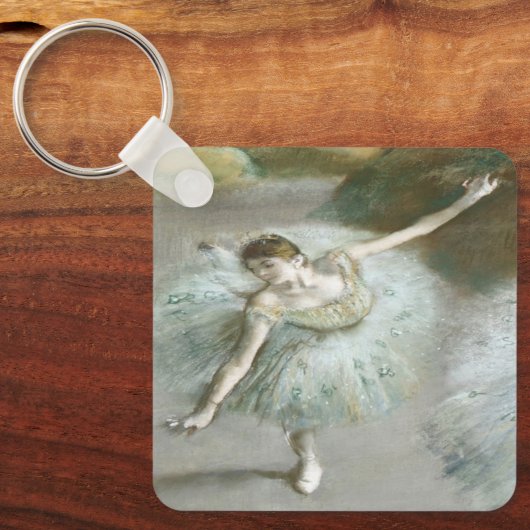 Dancer in Green by Edgar Degas キーホルダー (正面)