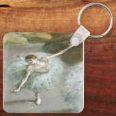 Dancer in Green by Edgar Degas キーホルダー (裏面)