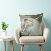 Dancer in Green by Edgar Degas クッション (椅子)