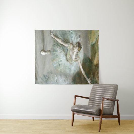 Dancer in Green by Edgar Degas タペストリー (インサイチュ(横))