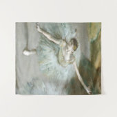 Dancer in Green by Edgar Degas タペストリー (正面(横))