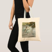 Dancer in Green by Edgar Degas トートバッグ (正面(商品))
