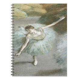 Dancer in Green by Edgar Degas ノートブック
