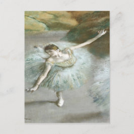 Dancer in Green by Edgar Degas ポストカード
