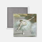 Dancer in Green by Edgar Degas マグネット (正面/裏面)