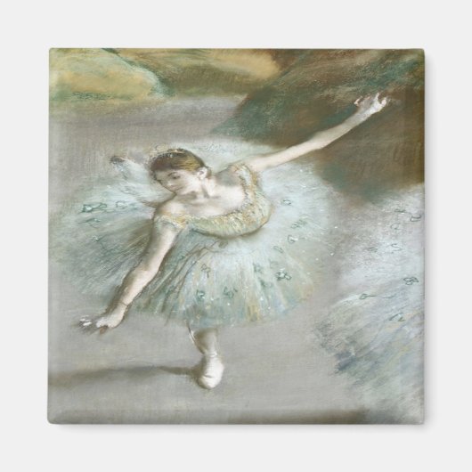 Dancer in Green by Edgar Degas マグネット (正面)