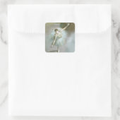 Dancer in Green Degas, Art スクエアシール (バッグ)