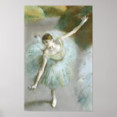 Dancer in Green Degas, Art ポスター (正面)