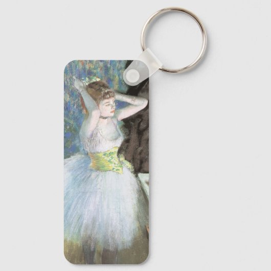 Dancer in Her Dressing Room by Edgar Degas キーホルダー (裏面)
