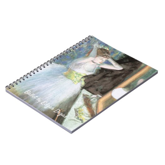 Dancer in Her Dressing Room by Edgar Degas ノートブック (左側)