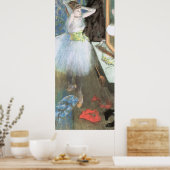 Dancer in Her Dressing Room by Edgar Degas ポスター (キッチン)
