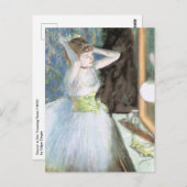 Dancer in Her Dressing Room by Edgar Degas ポストカード (正面/裏面)