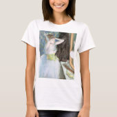 Dancer in Her Dressing Room by Edgar Degas Tシャツ (正面)