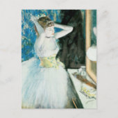 Dancer in Her Dressing Room | Edgar Degas ポストカード (正面)