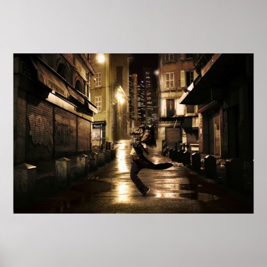 Dancer in Urban通りポスター ポスター (正面)