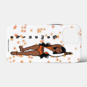 Dancer iPhone iPadパーソナライズされたケースOrange Spark Case-Mate iPhoneケース (裏面 (横))