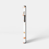 Dancer iPhone iPadパーソナライズされたケースOrange Spark iPhoneケース (左側面)