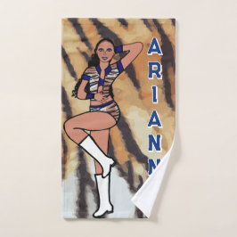 Dancer/Majoretteハンドタオル青い虎#1 ハンドタオル