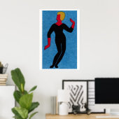 Dancer - Matchbox Print - Aesthetic Wall Art ポスター (ホームオフィス)