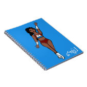 Dancer Notebook Light Blue/ホワイト/さくらんぼ ノートブック (右側)