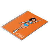Dancer Notebook Light Blue/ホワイト/オレンジ ノートブック (左側)