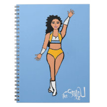 Dancer Notebook Light Blue/ホワイト/金ゴールド