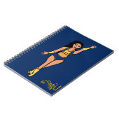 Dancer Notebook Navy/金ゴールド ノートブック (左側)