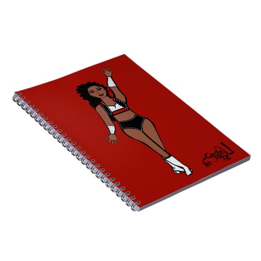 Dancer Notebook Red/Black/White ノートブック (右側)