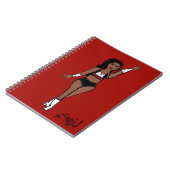 Dancer Notebook Red/Black/White ノートブック (左側)
