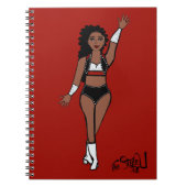 Dancer Notebook Red/Black/White ノートブック (正面)