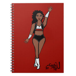 Dancer Notebook Red/Black/White ノートブック