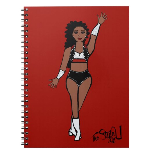 Dancer Notebook Red/Black/White ノートブック (正面)